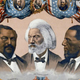From left: Blanche K. Bruce, Frederick Douglass, Hiram Revels (LOC, J. Hoover, 1881)